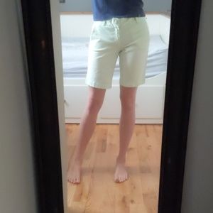 ✨J. Crew✨minty green shorts